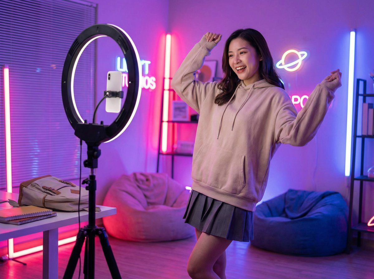 草莓视频TikTok风格舞蹈